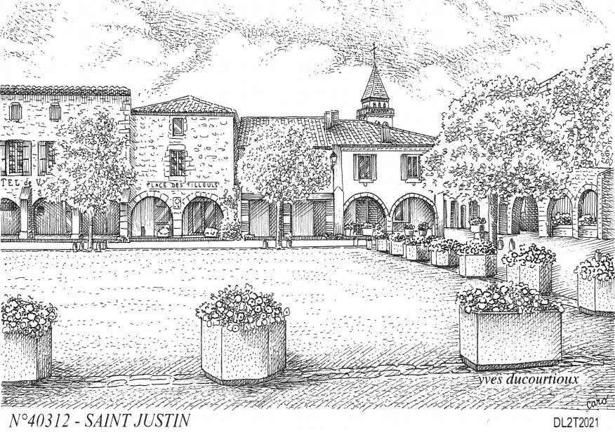 N 40312 - ST JUSTIN - place